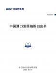 中国算力开展指数白皮书（2021年）