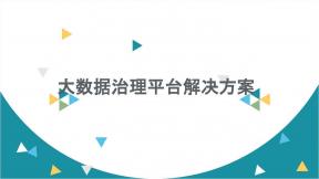 大数据治理平台解决方案